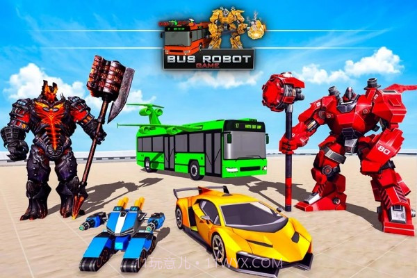 飞行巴士机器人车截图1 飞行巴士机器人车截图1