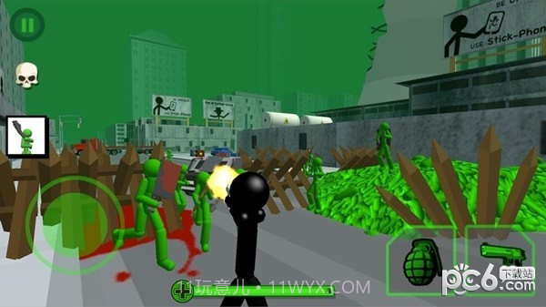 火柴人僵尸射击截图3
