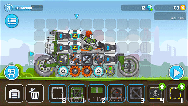 暴爽疯狂赛车无限金币无限钻石版截图1