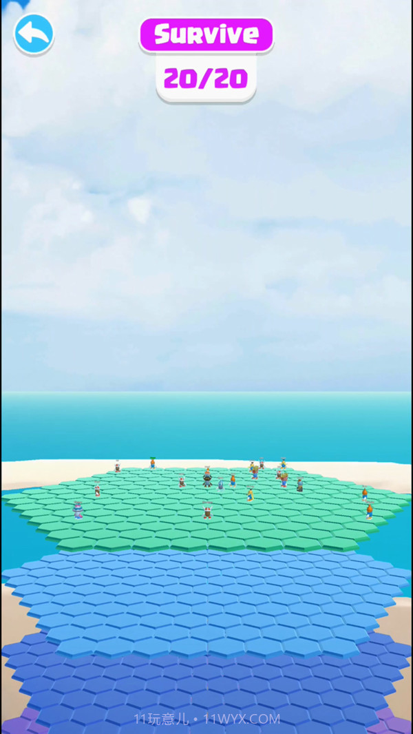 豆豆人六边形挑战截图1