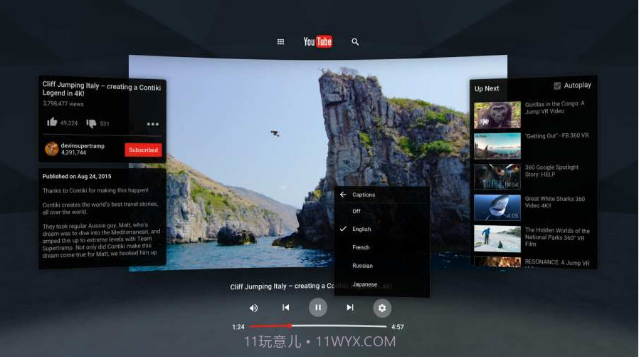 YouTube VR截图2 YouTube VR截图2