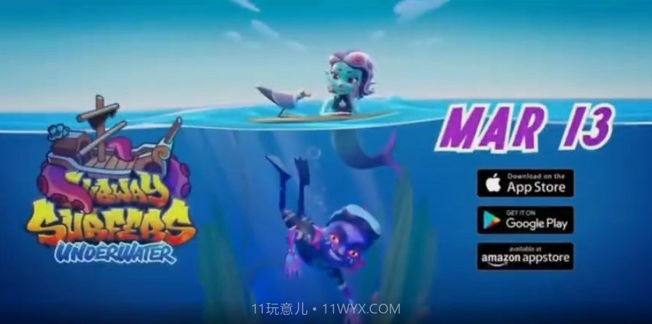 地铁跑酷国际服水下城截图1 地铁跑酷国际服水下城截图1