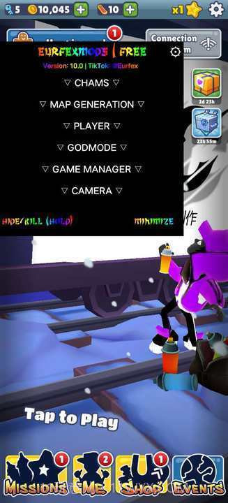 地铁跑酷墨水HC变速版截图3