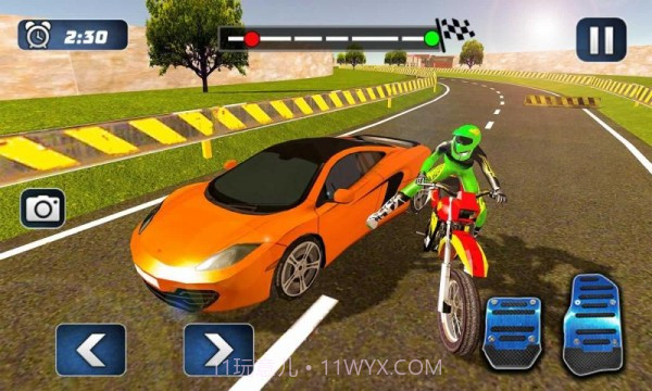 摩托车对决赛车截图4