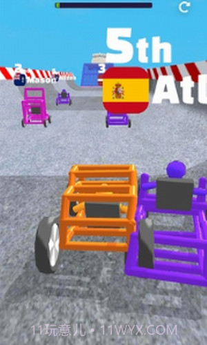 手绘赛车比赛截图1