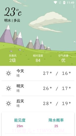 明日天气预报截图4