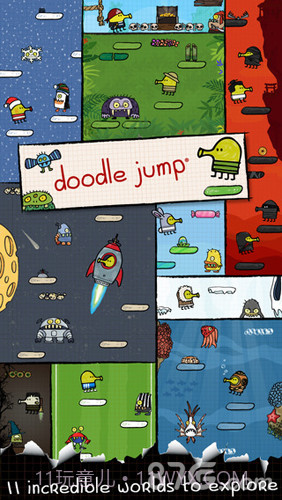 涂鸦跳跃十周年纪念手机版截图1 涂鸦跳跃十周年纪念手机版截图1