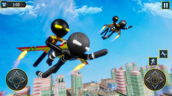 喷气飞行火柴人截图3 喷气飞行火柴人截图3