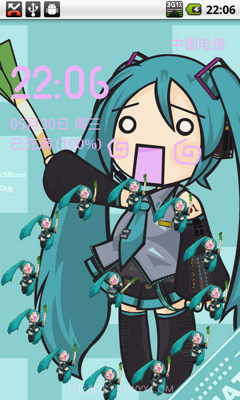 初音未来锁屏壁纸高清截图4