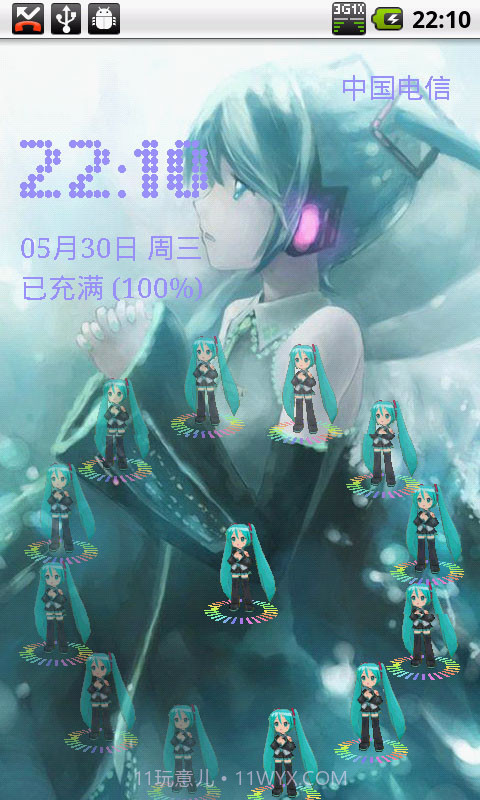 初音未来锁屏壁纸高清截图3