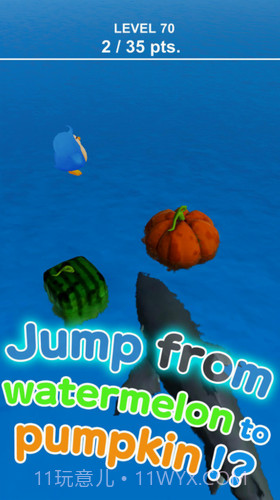 鲨鱼逃亡跳一跳截图3 鲨鱼逃亡跳一跳截图3