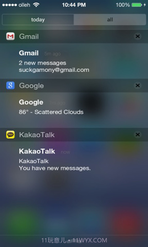 iNoty苹果通知栏截图4 iNoty苹果通知栏截图4