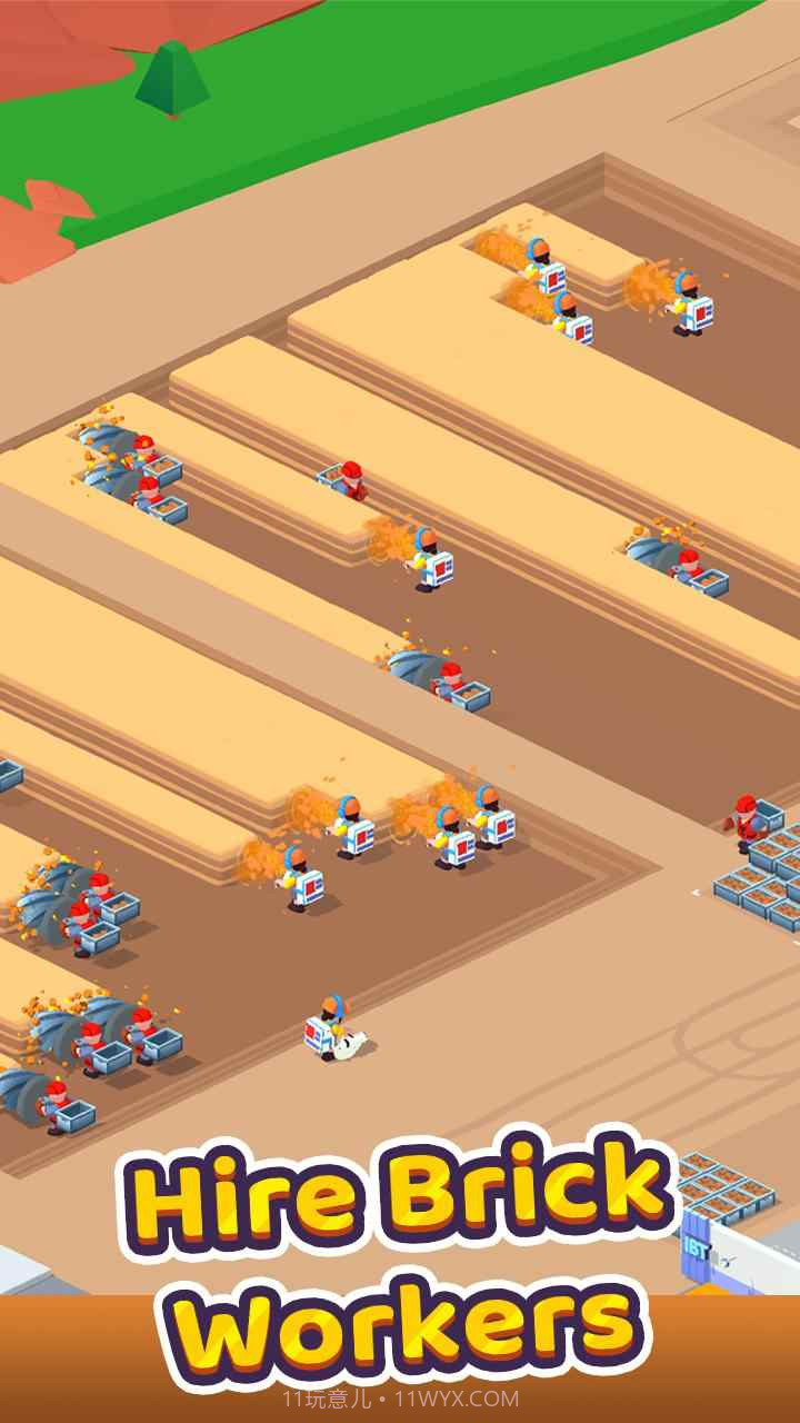 闲置砖头大亨内购版截图1 闲置砖头大亨内购版截图1