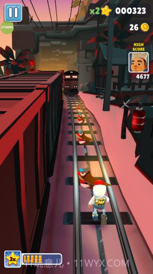 地铁跑酷小鸟金币版截图2