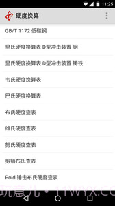硬度换算截图2 硬度换算截图2