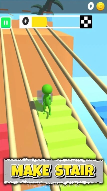 搭桥跑酷冲刺比赛截图3