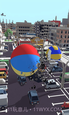 巨型篮球城市破坏截图3 巨型篮球城市破坏截图3