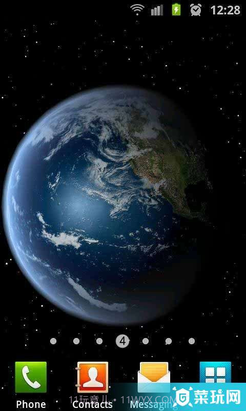 3D高清地球旋转动态壁纸截图2 3D高清地球旋转动态壁纸截图2