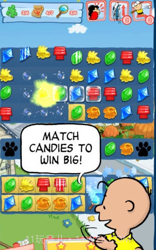 史努比糖果侦探手机版截图3 史努比糖果侦探手机版截图3