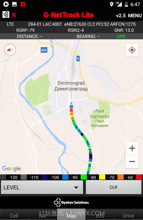 G-NetTrack Lite截图1 G-NetTrack Lite截图1