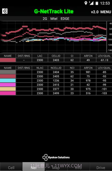G-NetTrack Lite截图4 G-NetTrack Lite截图4