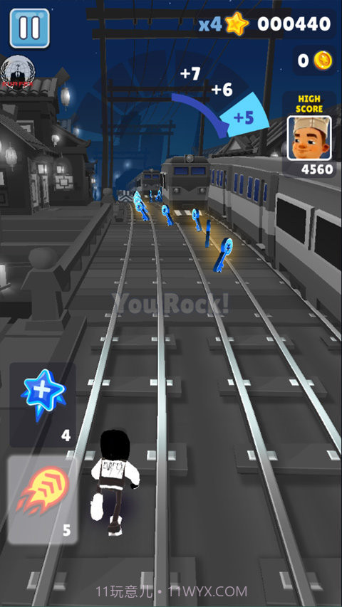 地铁跑酷怪兽5.0截图2 地铁跑酷怪兽5.0截图2