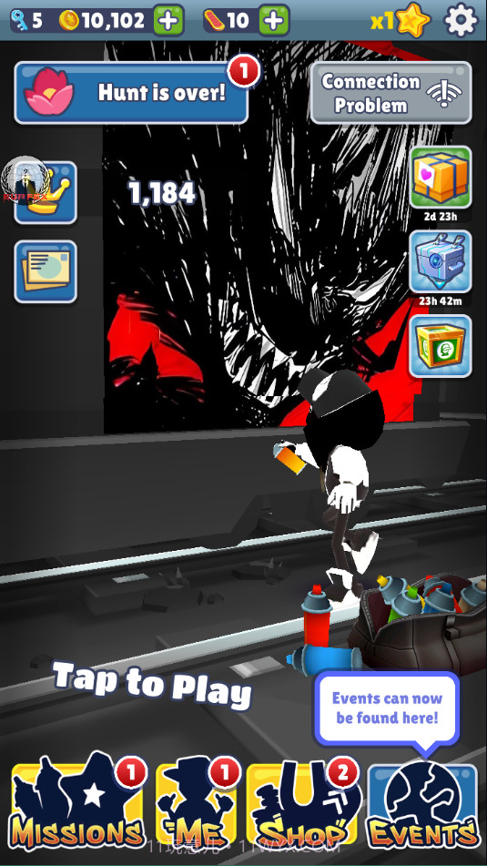 地铁跑酷怪兽5.0截图4 地铁跑酷怪兽5.0截图4