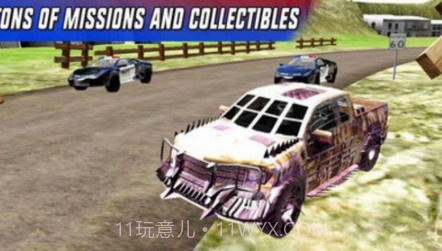 警车越野追逐截图2