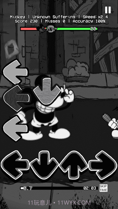 周五夜放克黑白米老鼠模组截图1