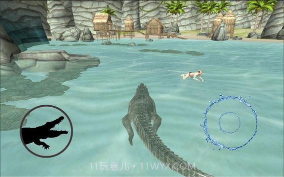 鳄鱼模拟器海滩狩猎截图2