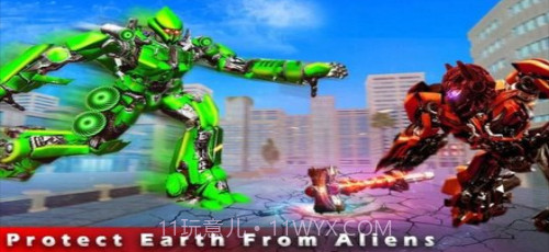 超级英雄飞狮机器人变形截图1