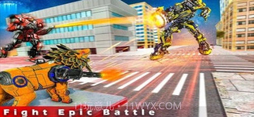 超级英雄飞狮机器人变形截图2