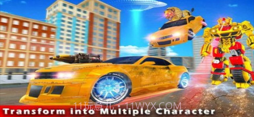 超级英雄飞狮机器人变形截图3