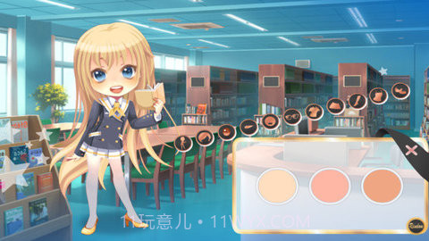 动漫校园装扮女孩手游截图2