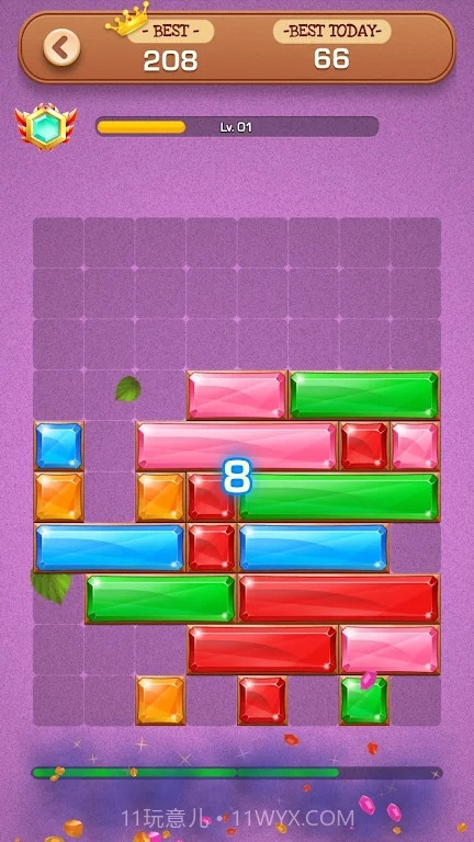 降落的三色方块免费版截图2