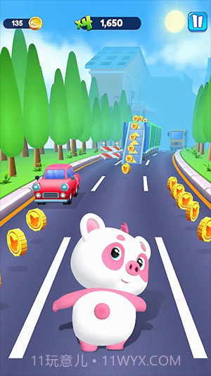 小猪熊猫跑酷3D截图1 小猪熊猫跑酷3D截图1