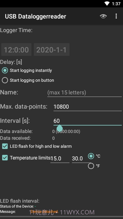 USB数据记录仪截图4 USB数据记录仪截图4