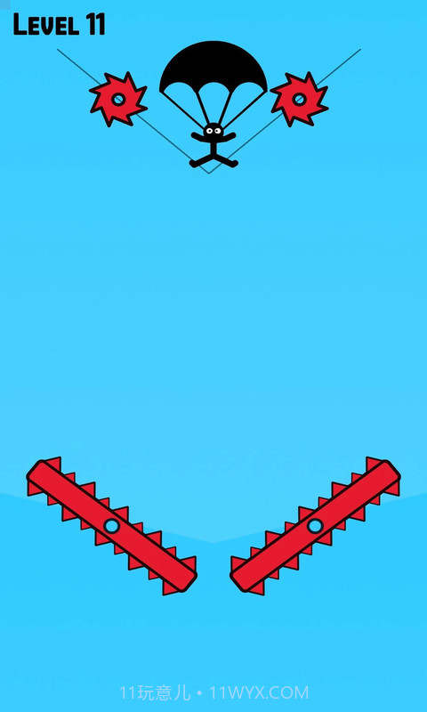 火柴人跳伞救援截图1 火柴人跳伞救援截图1