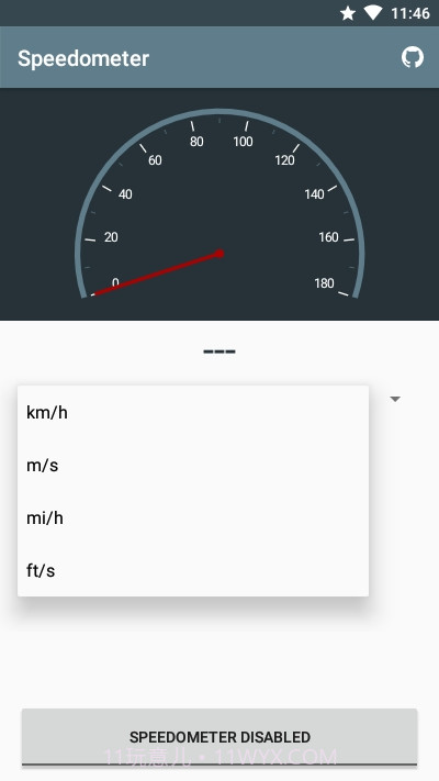 Speedometer(通知栏速度显示)截图2