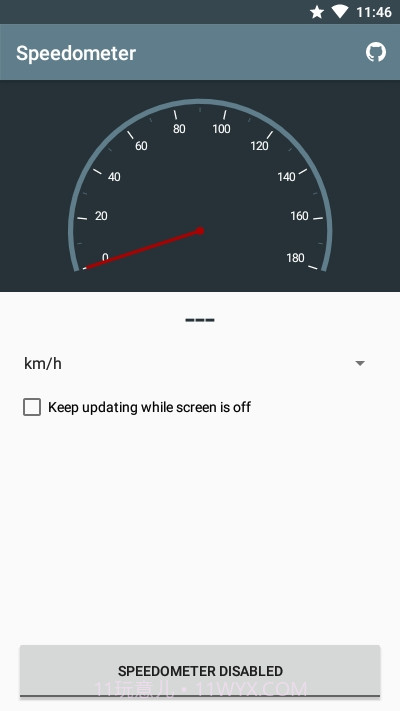 Speedometer(通知栏速度显示)截图1