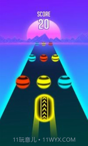 霓虹色球道跑截图4