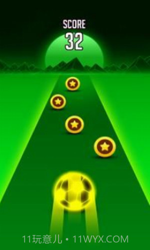 霓虹色球道跑截图2