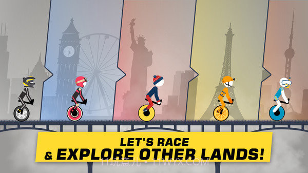 火柴人独轮车对决截图3