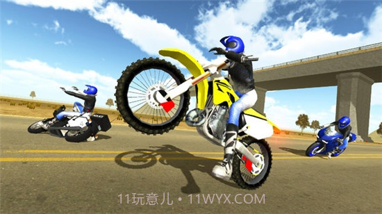 公路摩托3D截图2