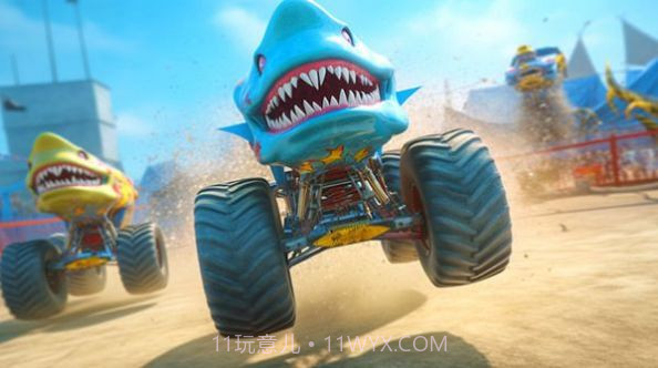 怪物头卡车竞速截图3