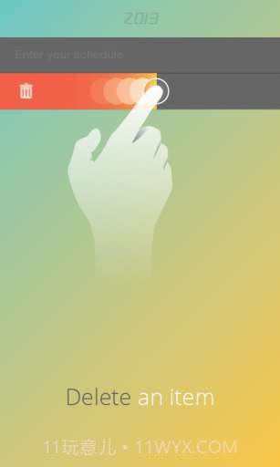 滑动日历 Flip Calendar截图5