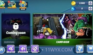 火柴人战士僵尸杀手截图2