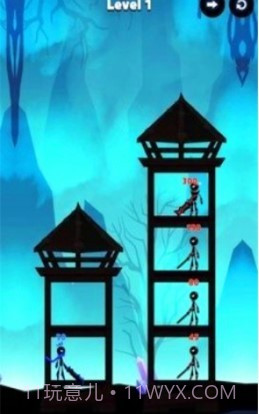 火柴人英雄登塔战争抖音截图1 火柴人英雄登塔战争抖音截图1