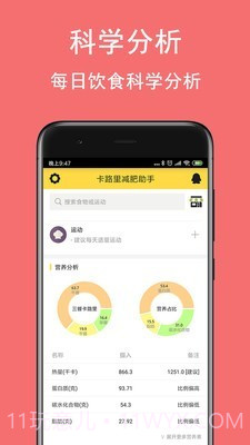 卡路里减肥助手截图2 卡路里减肥助手截图2