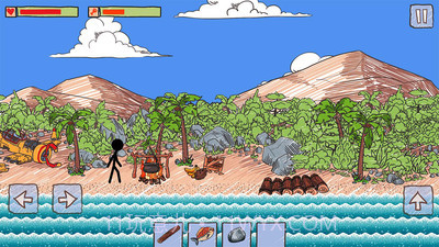 荒野求生火柴人木筏逃生截图1